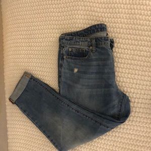 Woman boyfriend fit jeans